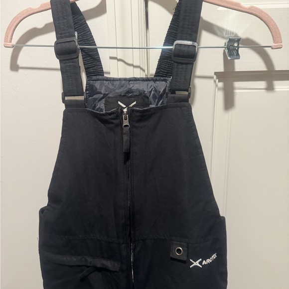 Kids Unisex Black Snow ski Bib Overalls Sz medium - Picture 5 of 9